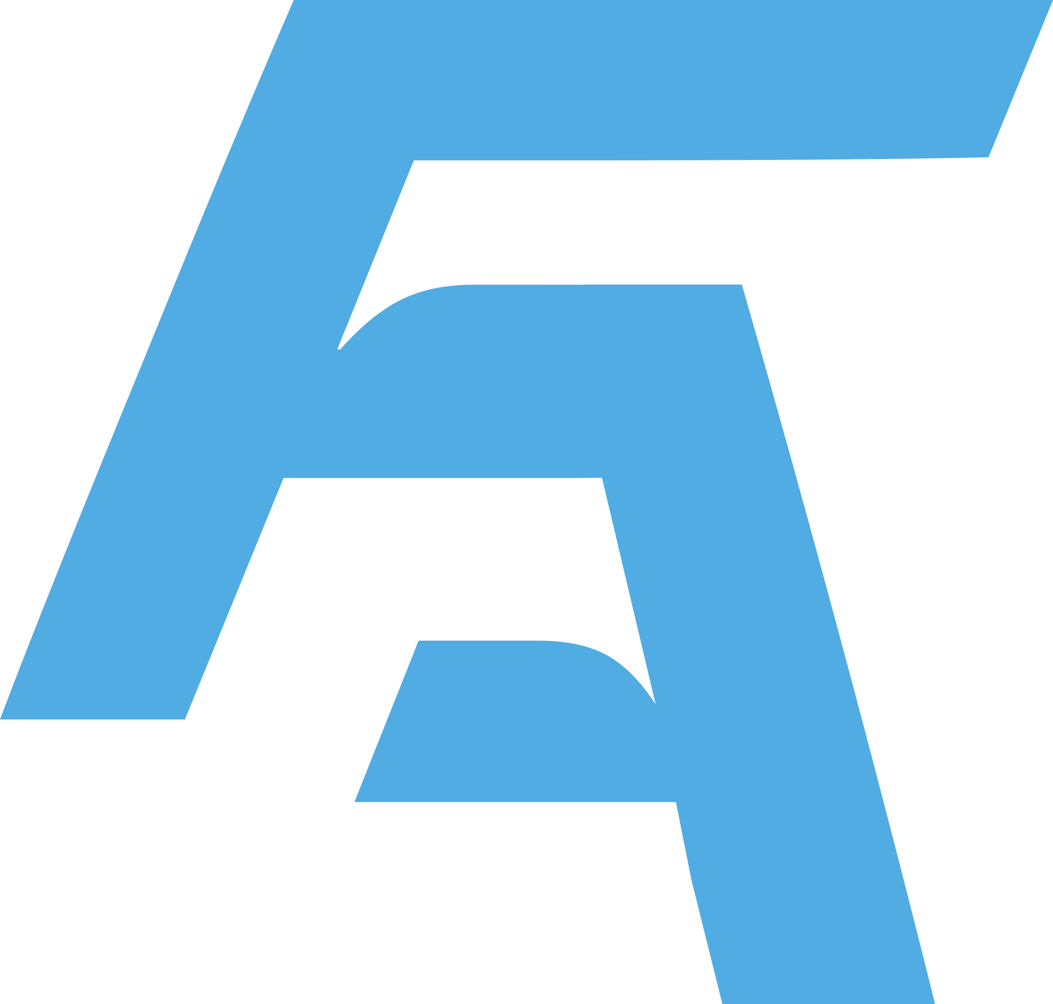 Fitnessaannemer Logo FA Blauw